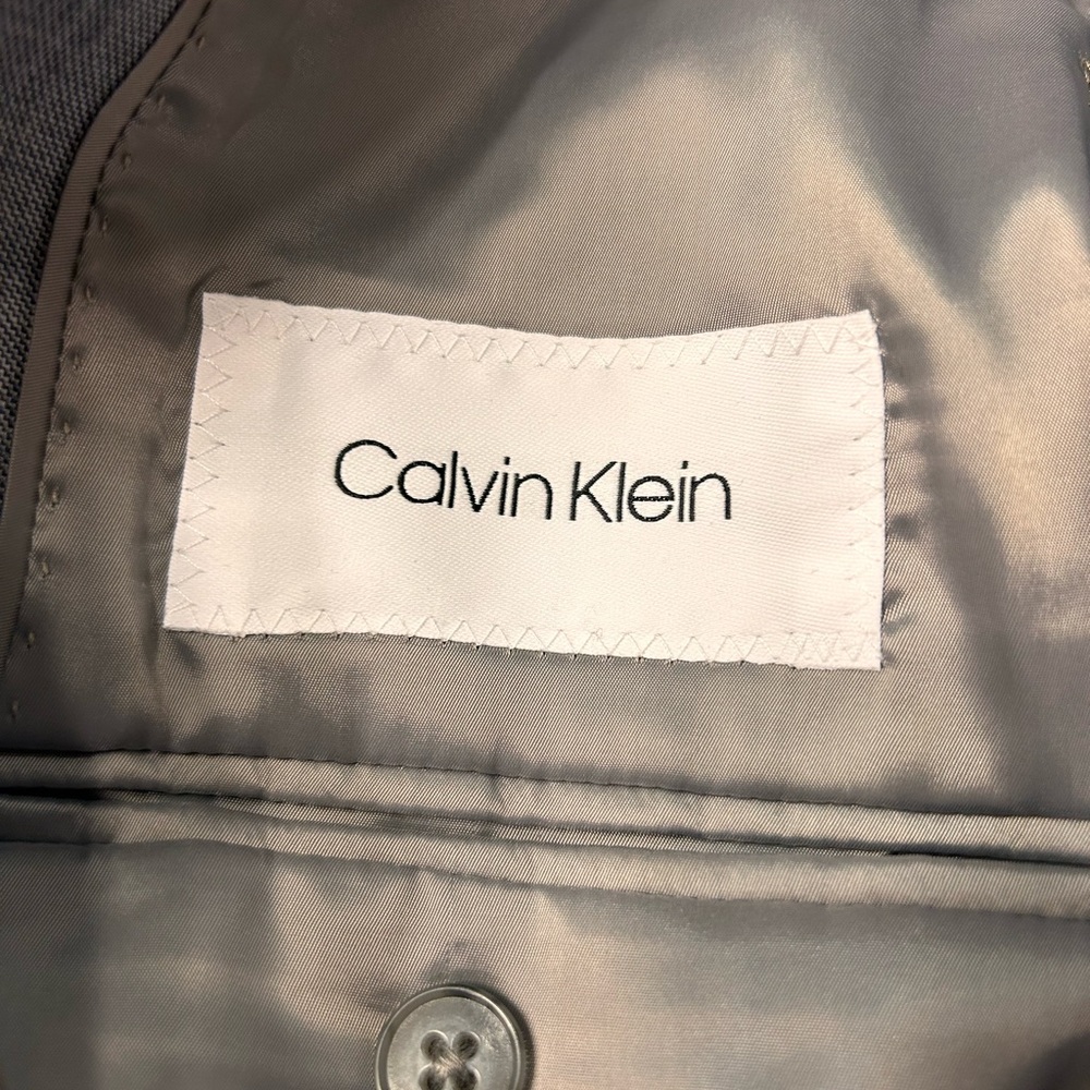 Calvin Klein Classic Gray Blazer - Picture 8 of 9